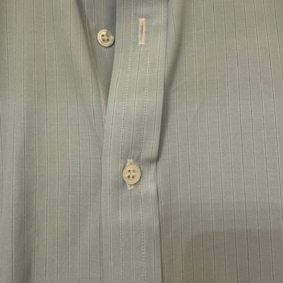 Turnbull And Asser Long Sleeve Collared Button Down Striped Shirt Mens 15" 23" - Picture 3 of 8